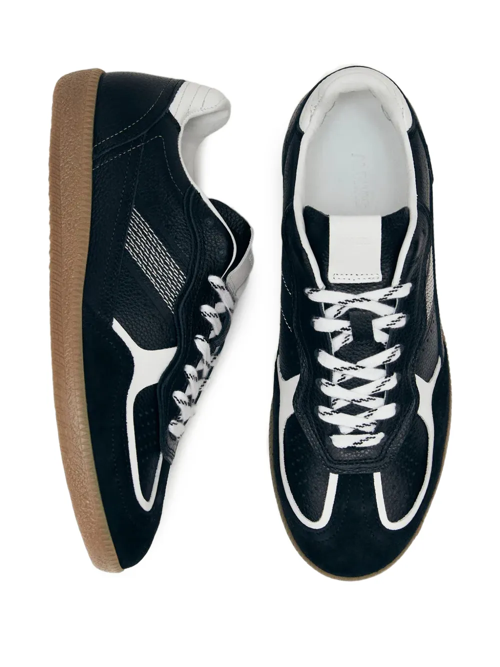  Alohas Lace-up Panelled Sneakers - Black 