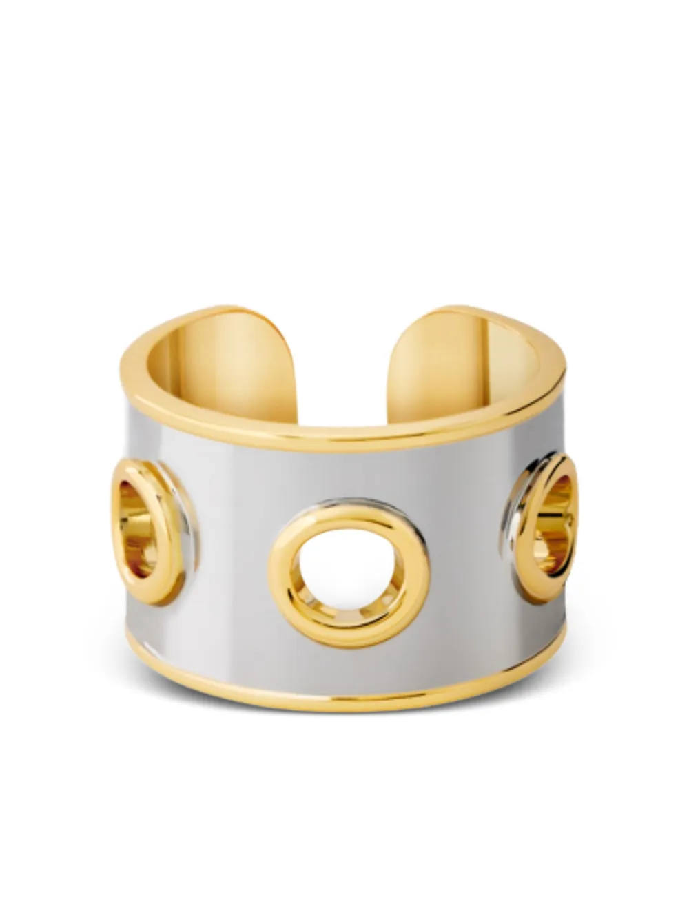 BANGLE UP anillo Eyelet con aberturas | plateado | Image 1