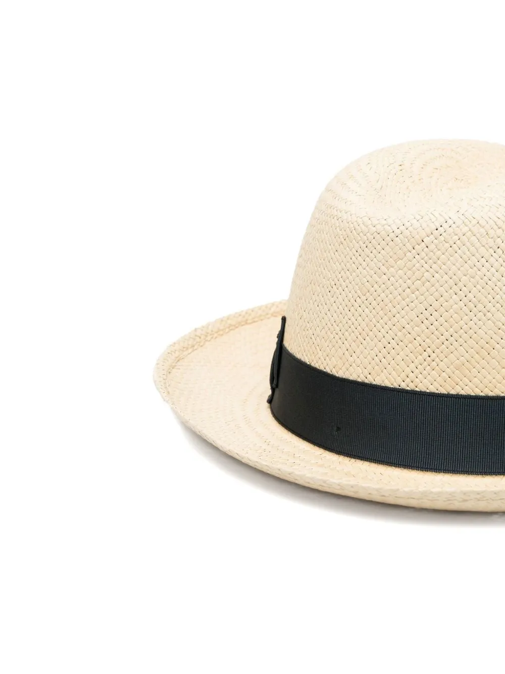 Borsalino ribbon-trim fedora - Beige