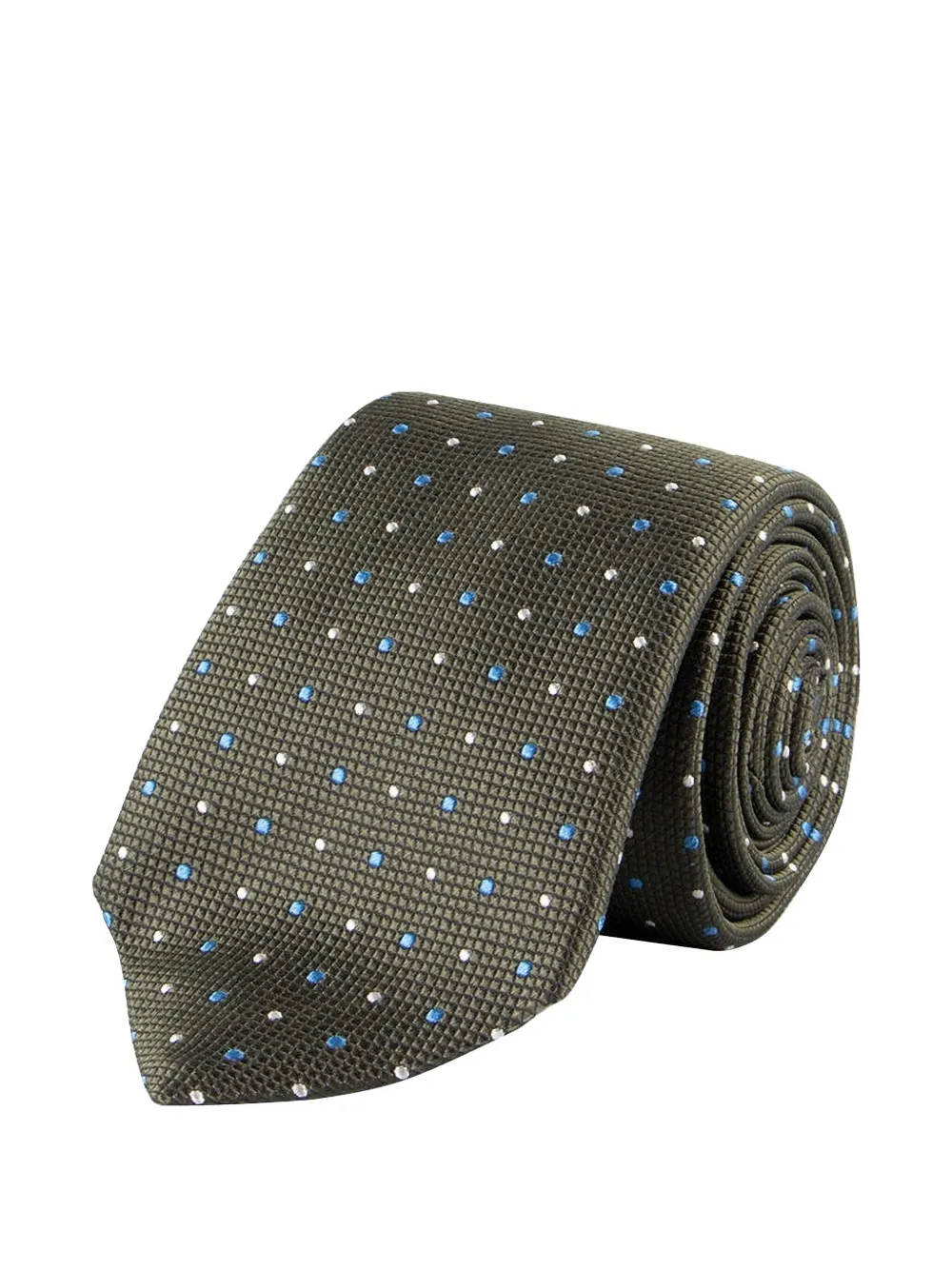 ASCOT patterned tie | Green | Image 1