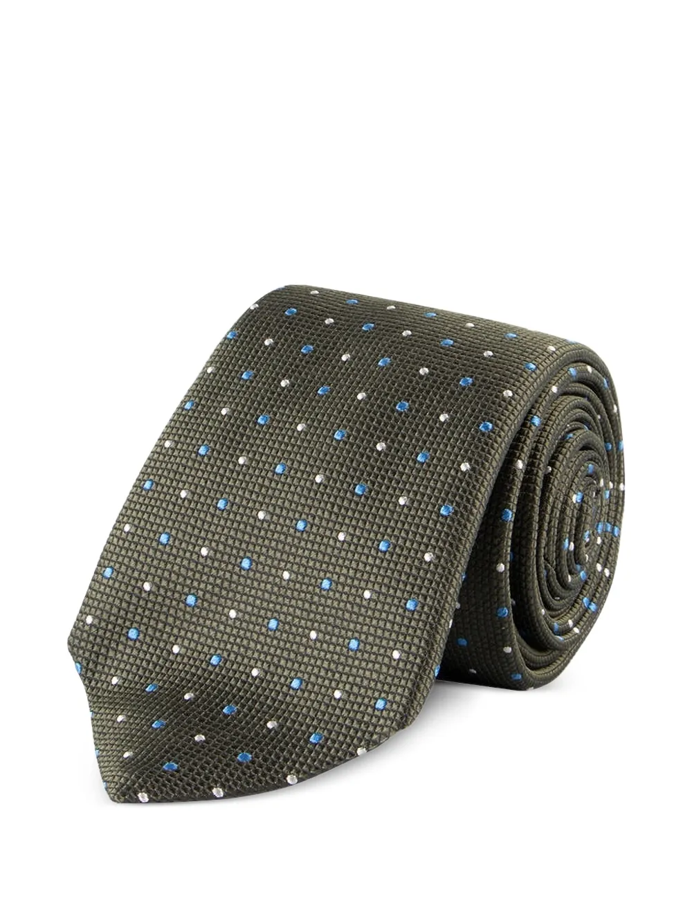 ASCOT patterned tie | Green | Image 1