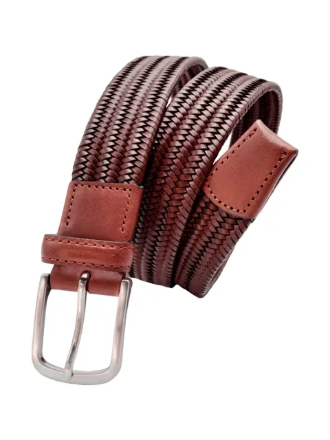 LEYVA BraidGen woven buckle belt