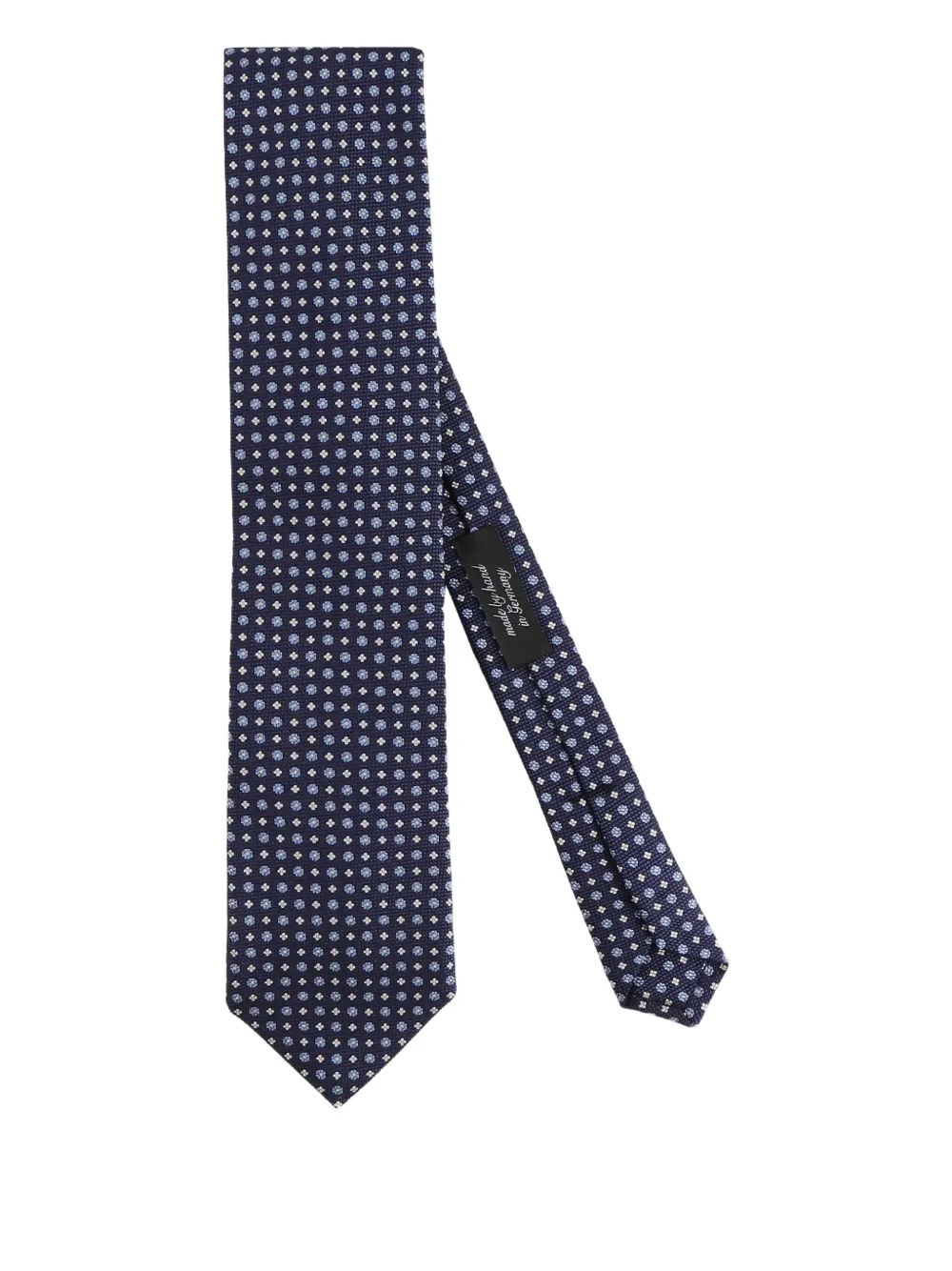 ASCOT patterned tie | Blue | Image 1