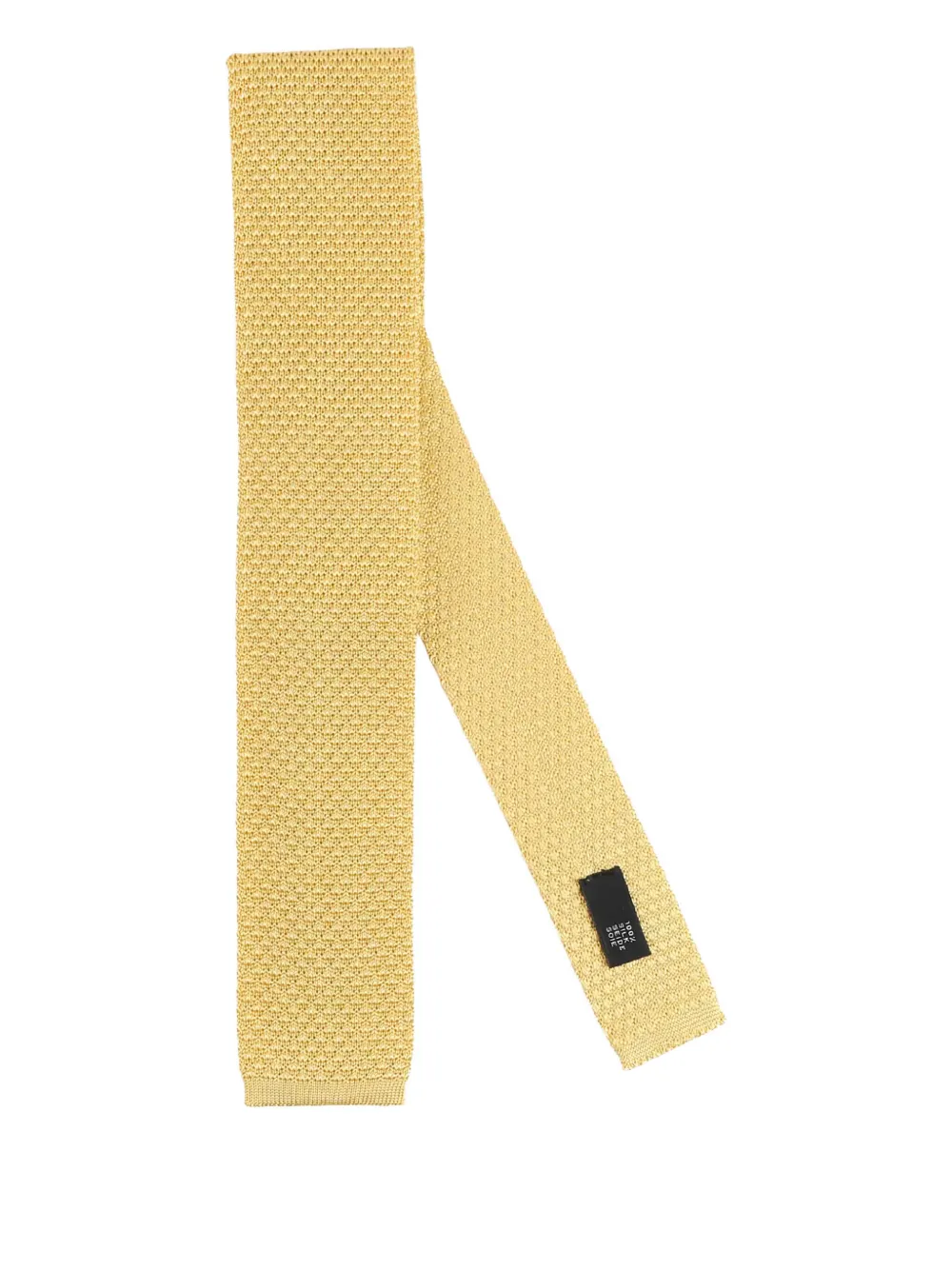 ASCOT knitted tie | Yellow | Image 1