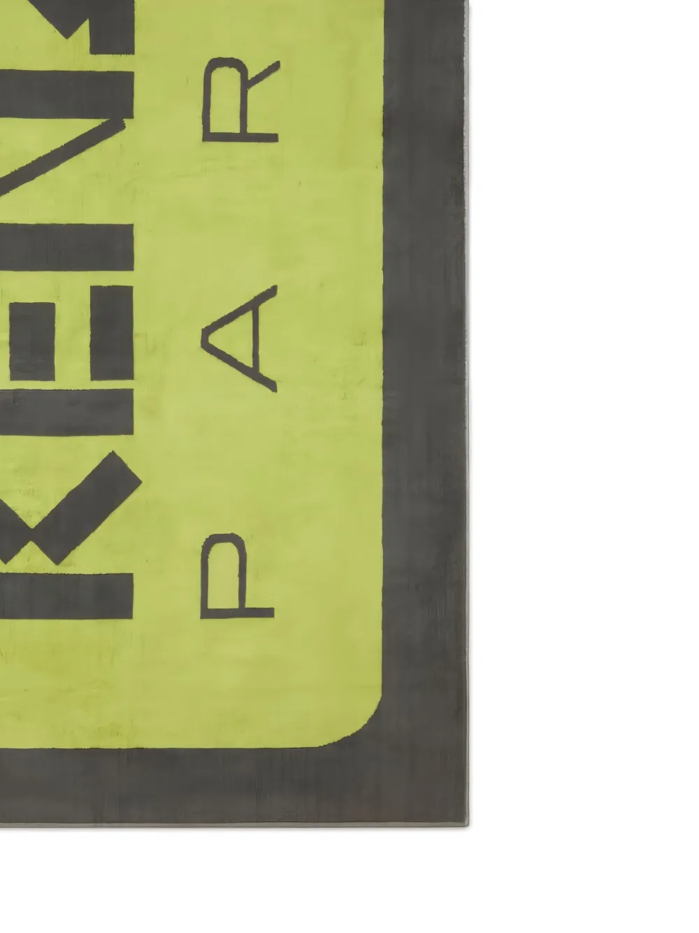 Kenzo Label rechthoekige strandlaken Groen