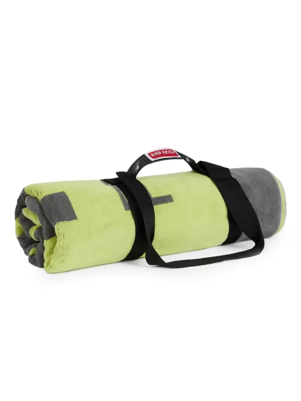 Kenzo Label スクエア ビーチタオル | グリーン | FARFETCH JP