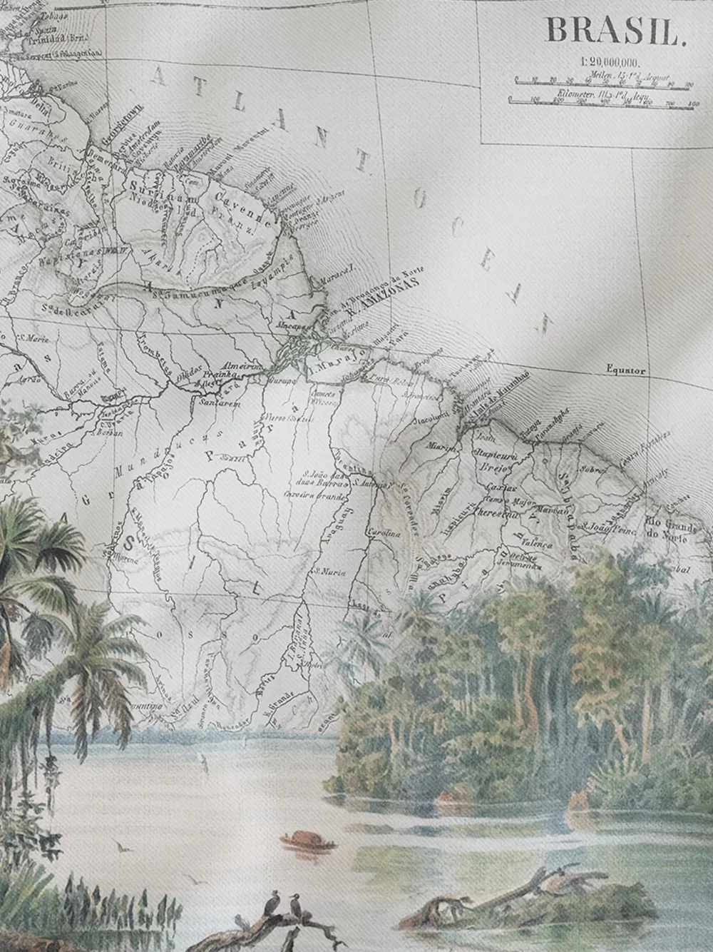 MAOULI Luisa map-print scarf | Image 2