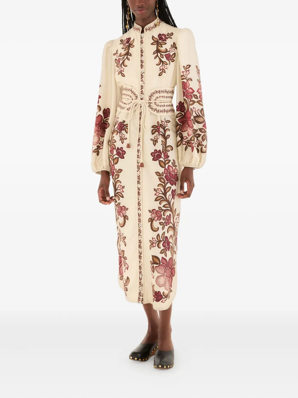 FARM Rio Renata floral dress - Beige