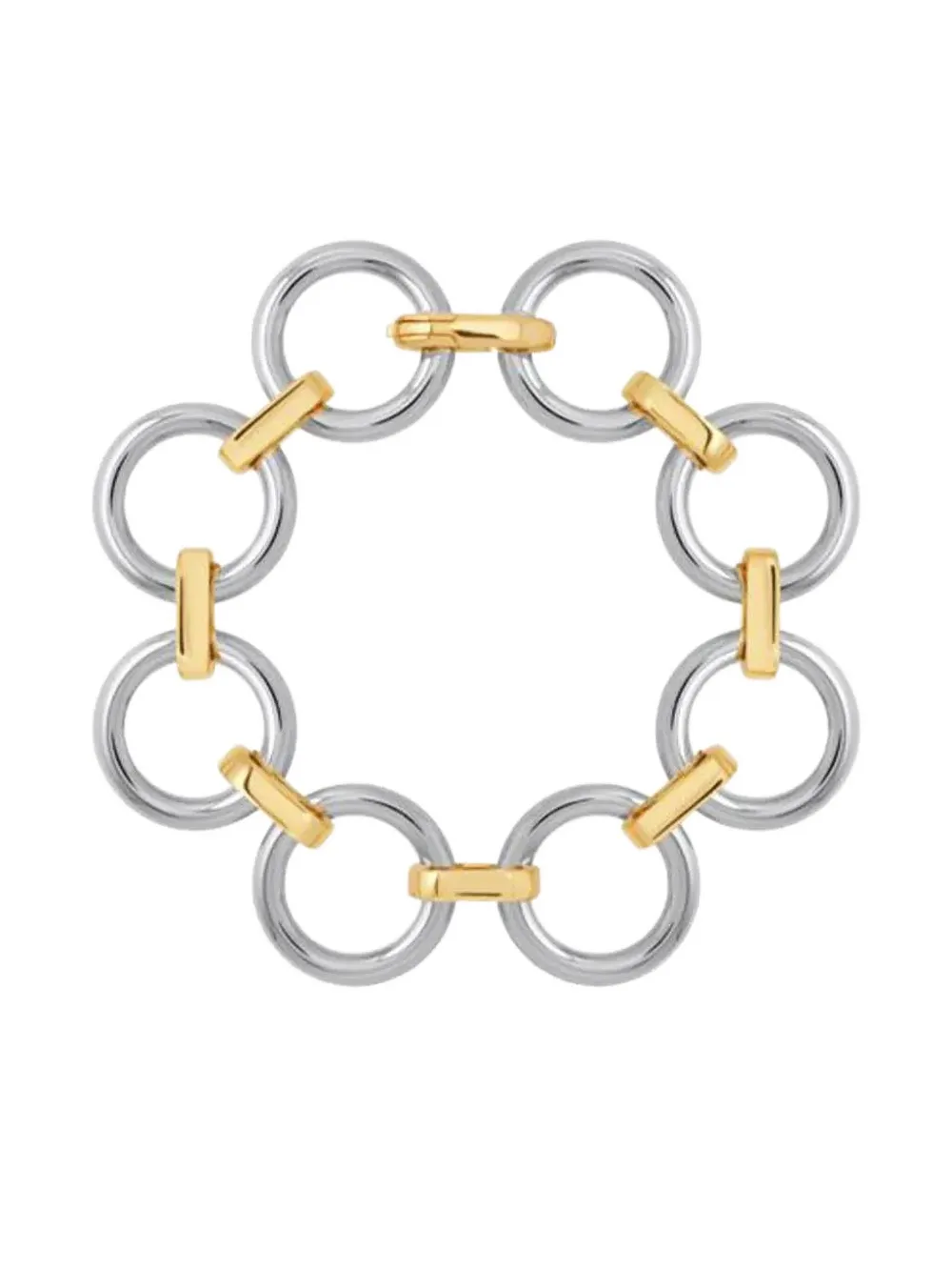 BANGLE UP ring-link bracelet - Zilver