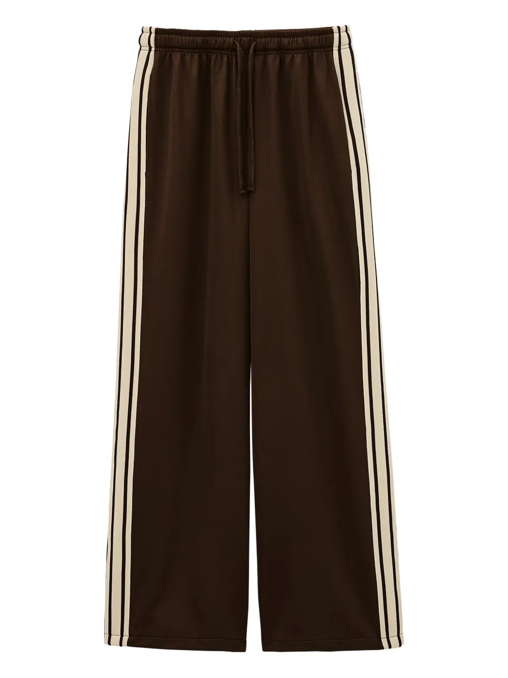 Ba&sh Joshua Stripe Drawstring Track Pants In Brown