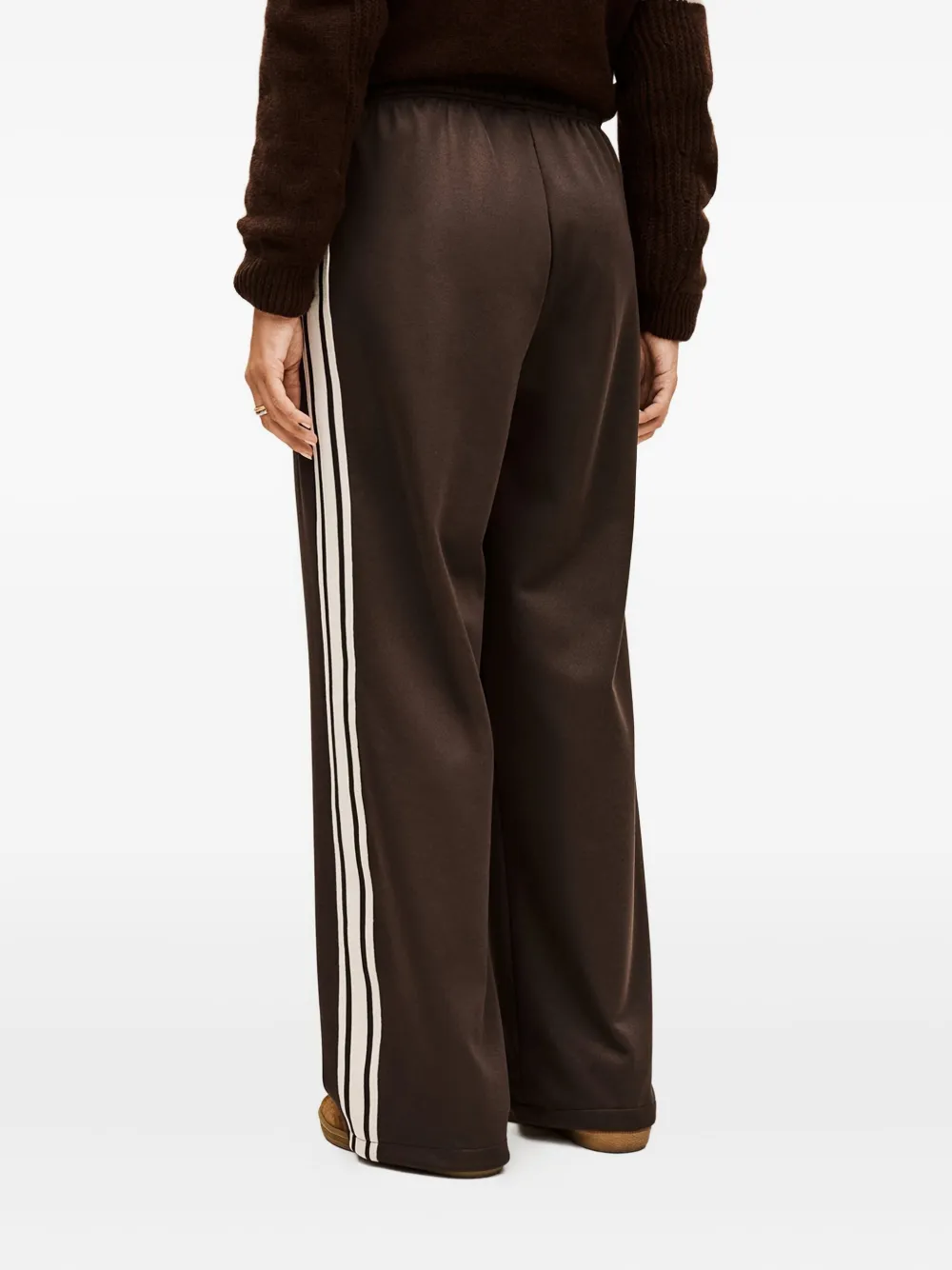 Ba&sh Joshua Stripe Drawstring Track Pants In Brown