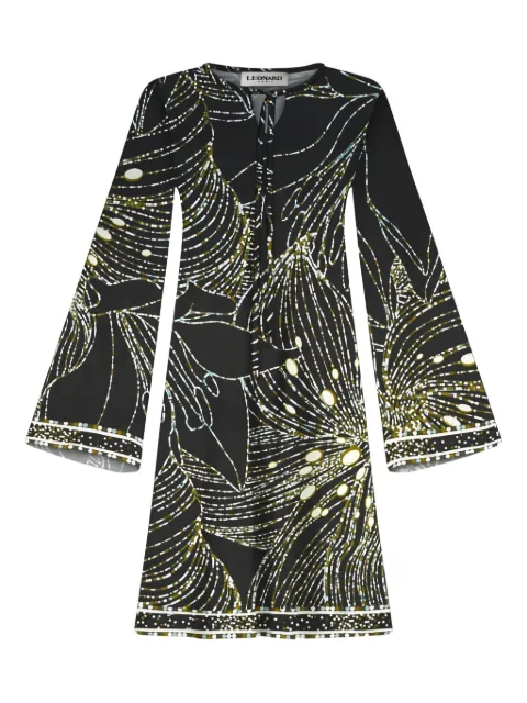 Leonard Gavotsk floral mini dress