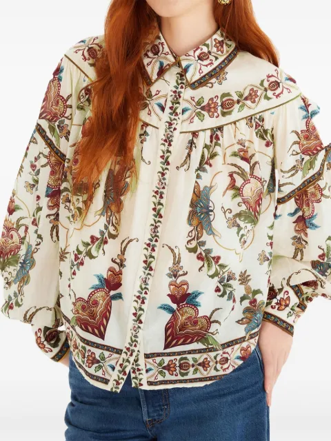 FARM Rio floral print blouse