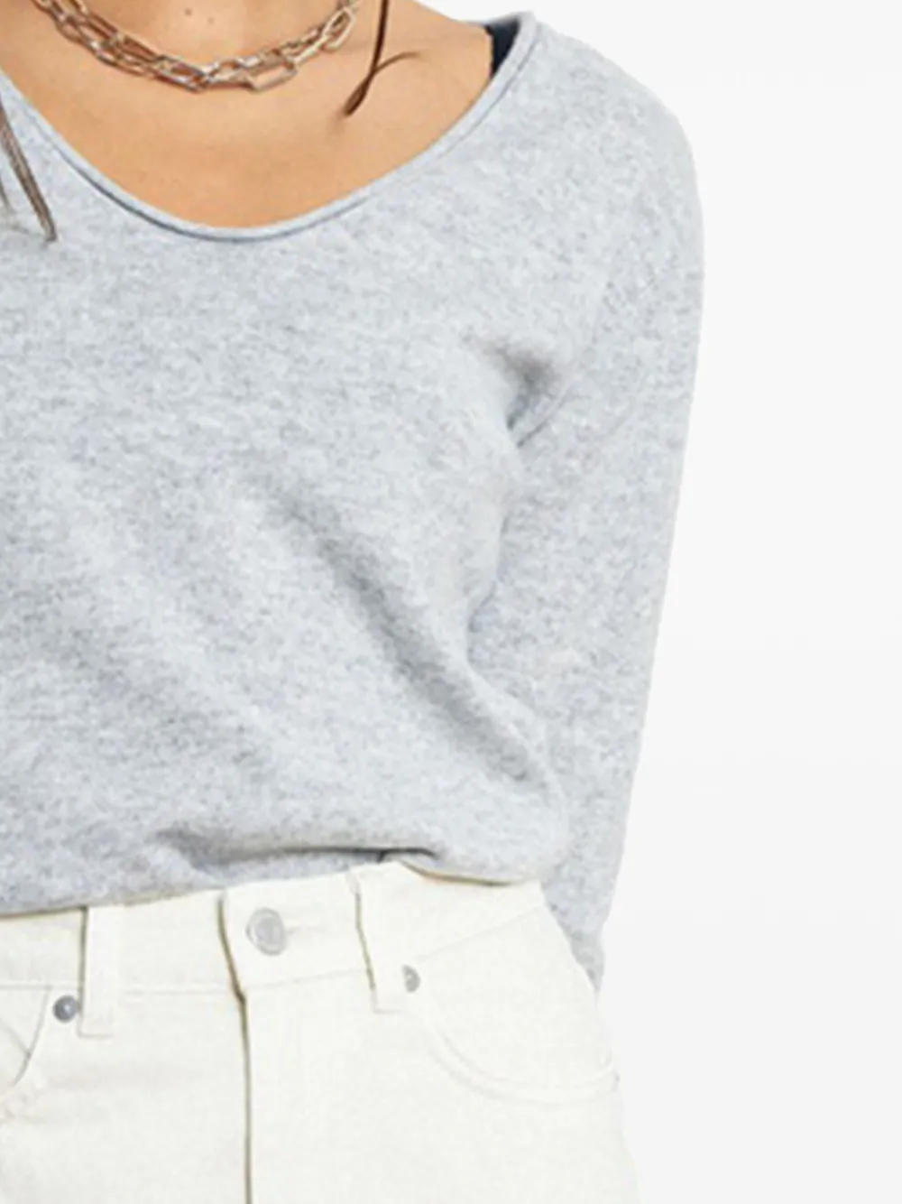 vue sur mer  playera Paloma con cuello en V | Playeras y jerséis | Image 2