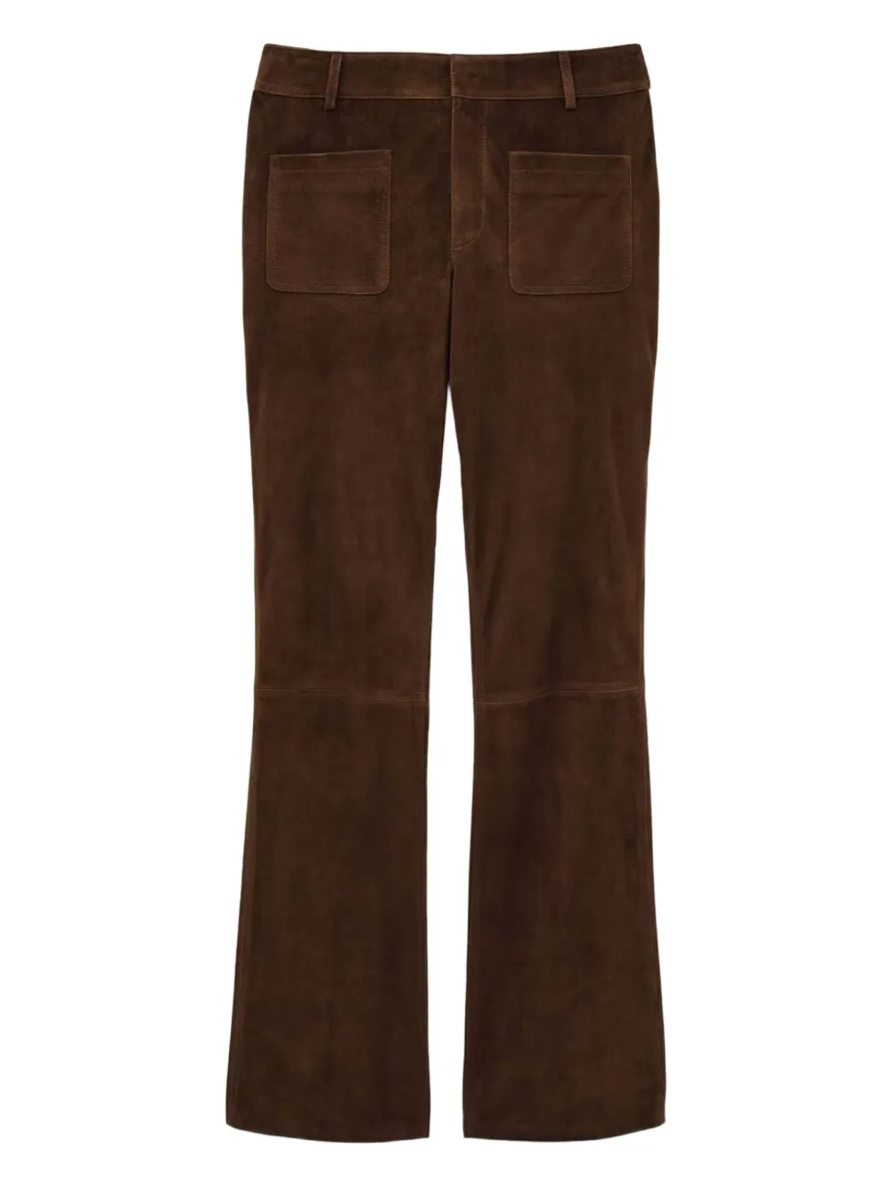 Ba&sh Mossi Patch-pocket Trousers In Brown
