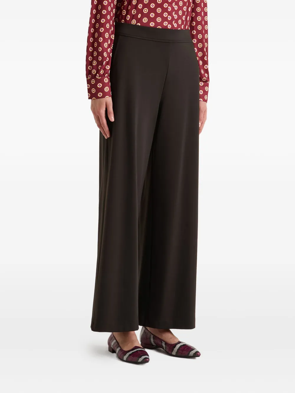 Maliparmi Elasticated-waistband Trousers In Brown