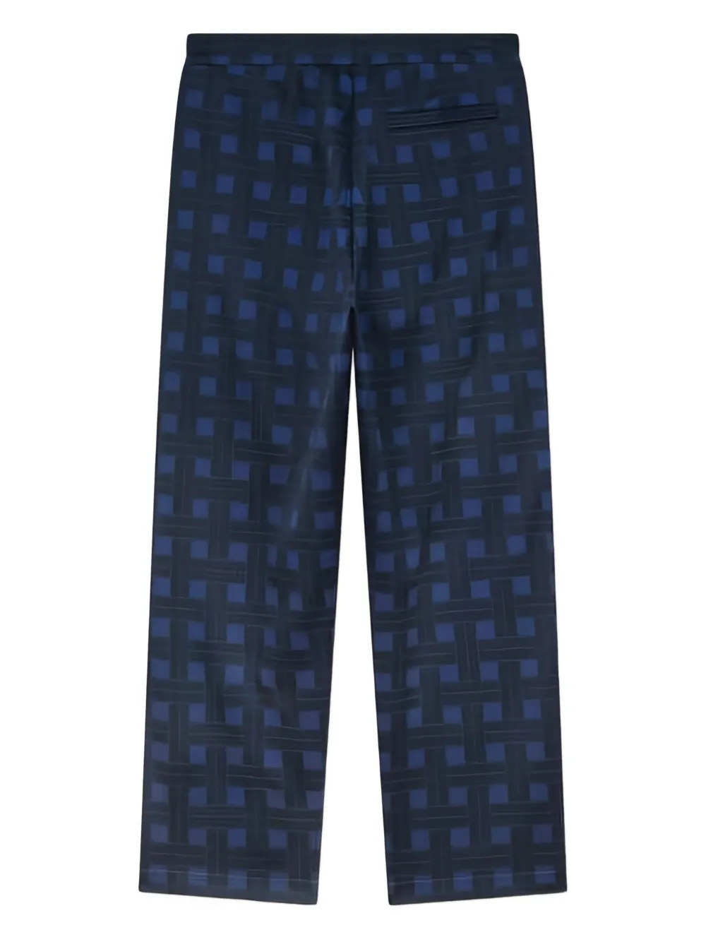 Kenzo Weave broek met jacquard Blauw