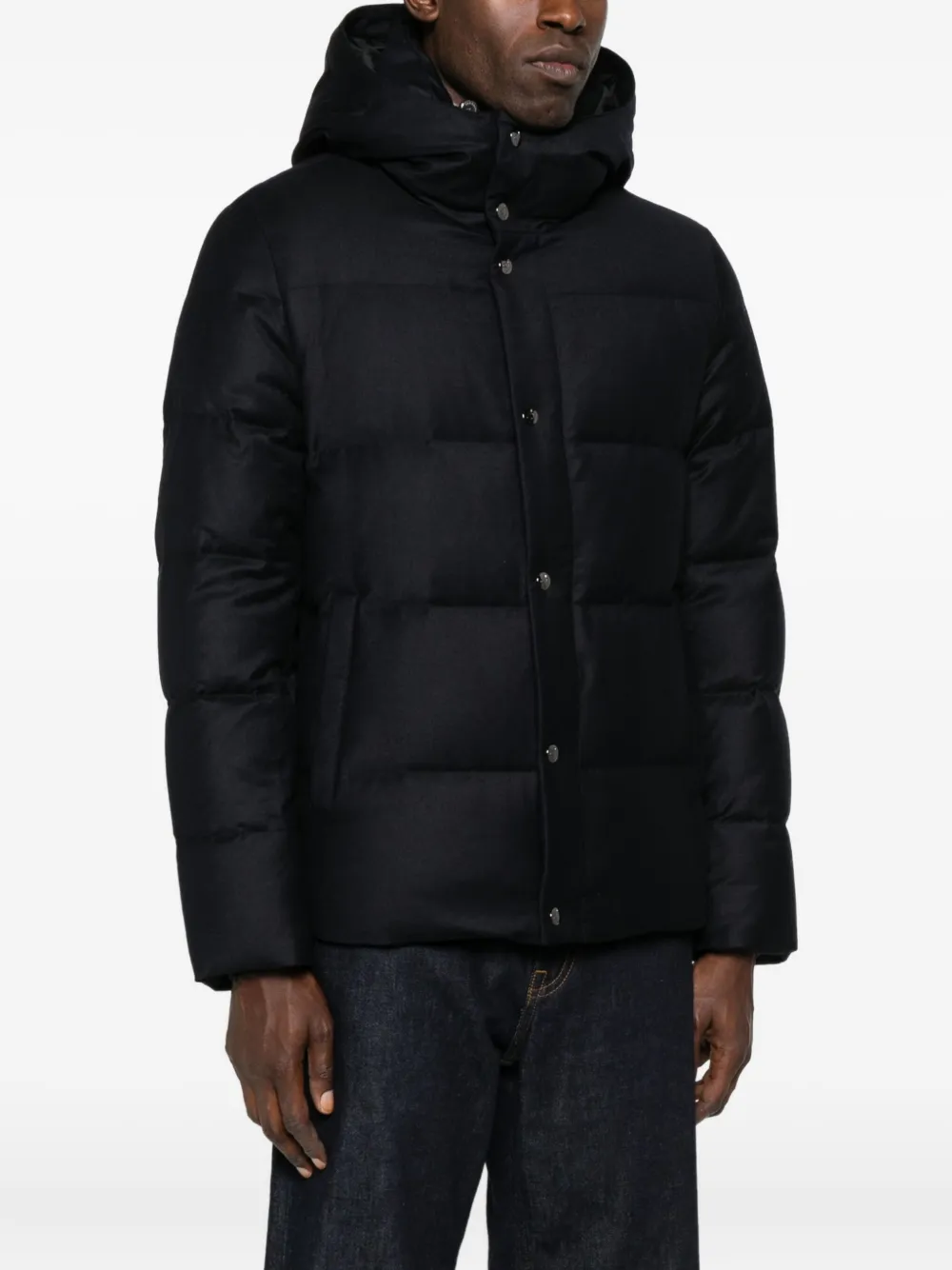 Montecore Hooded Padded Jacket In Black