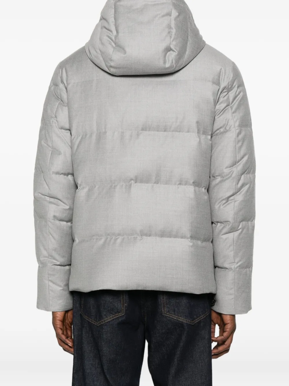 Montecore Hooded Padded Jacket In Gray