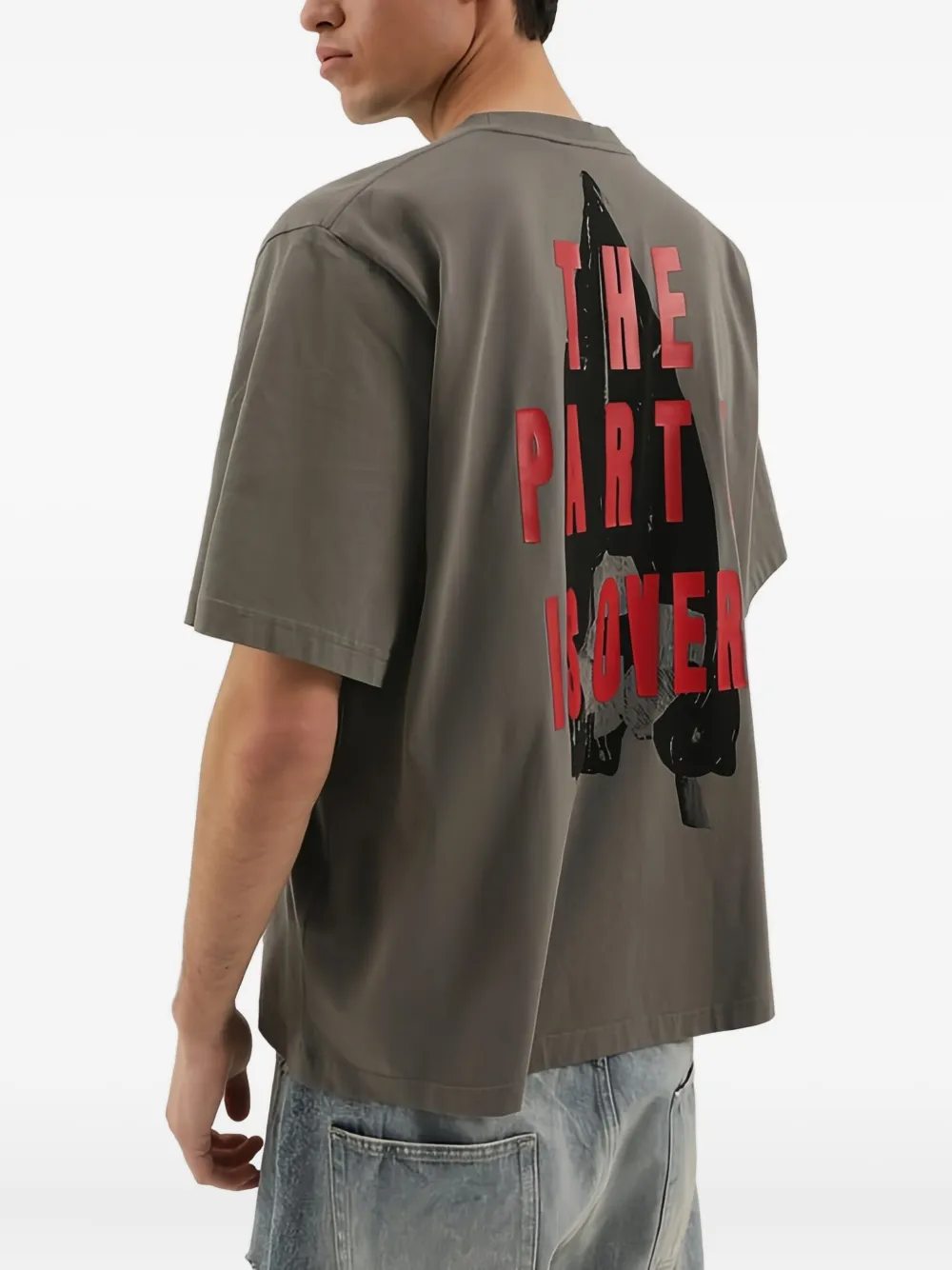 1989 STUDIO Party T-shirt met ronde hals Grijs