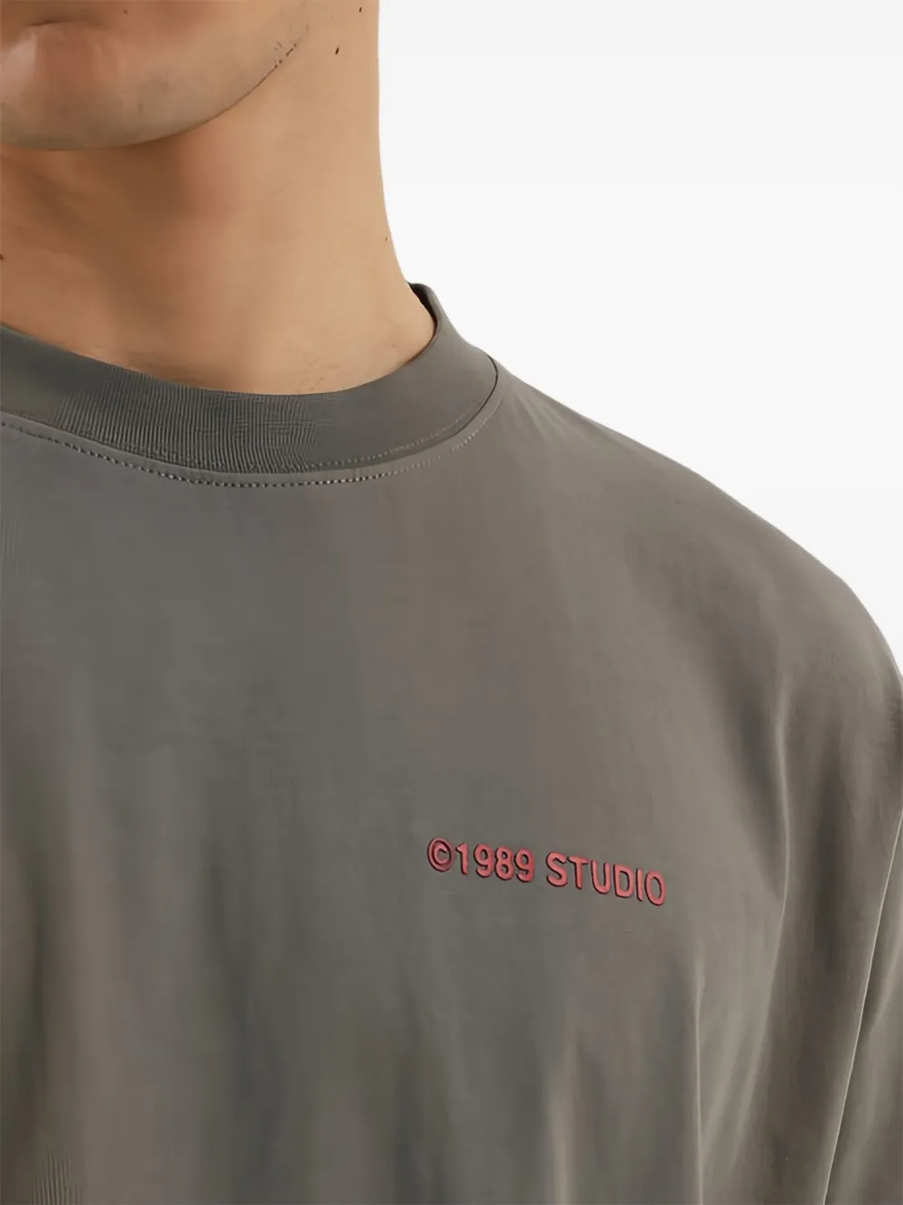 1989 STUDIO Party T-shirt met ronde hals Grijs