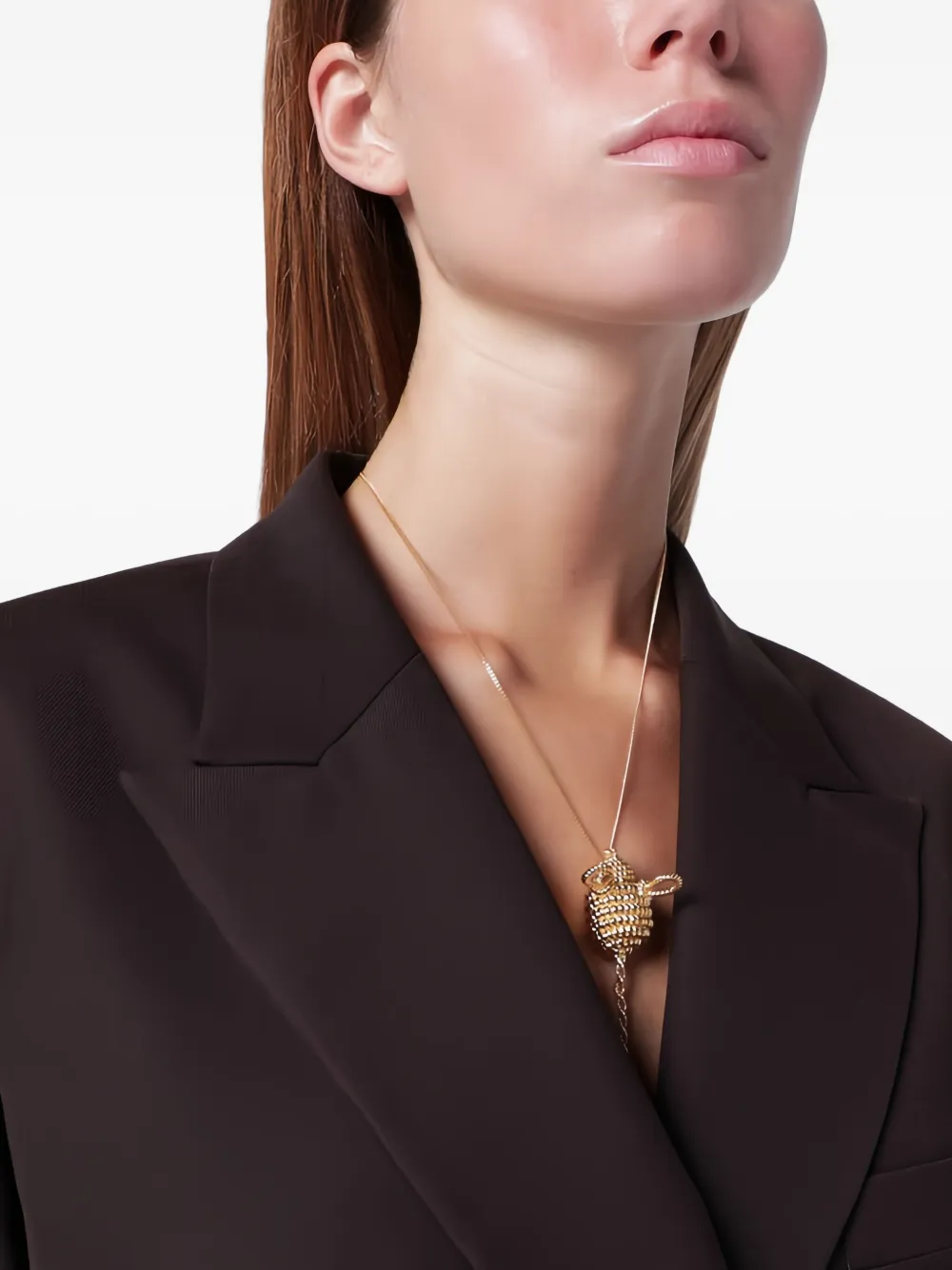 LOEWE mouse-pendant necklace - Goud