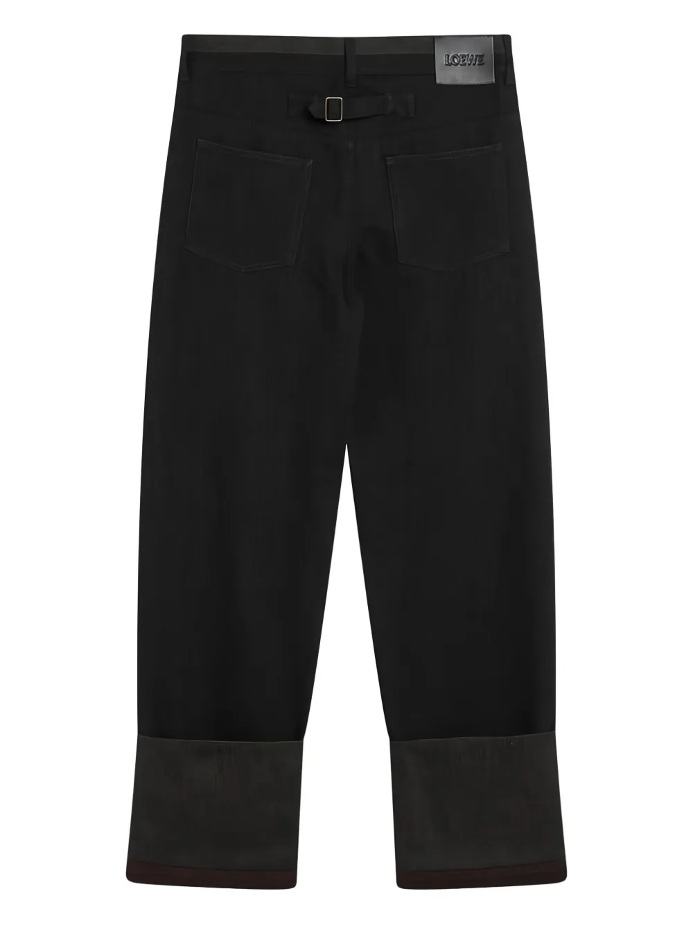 LOEWE Jeans met omgeslagen pijpen - Zwart