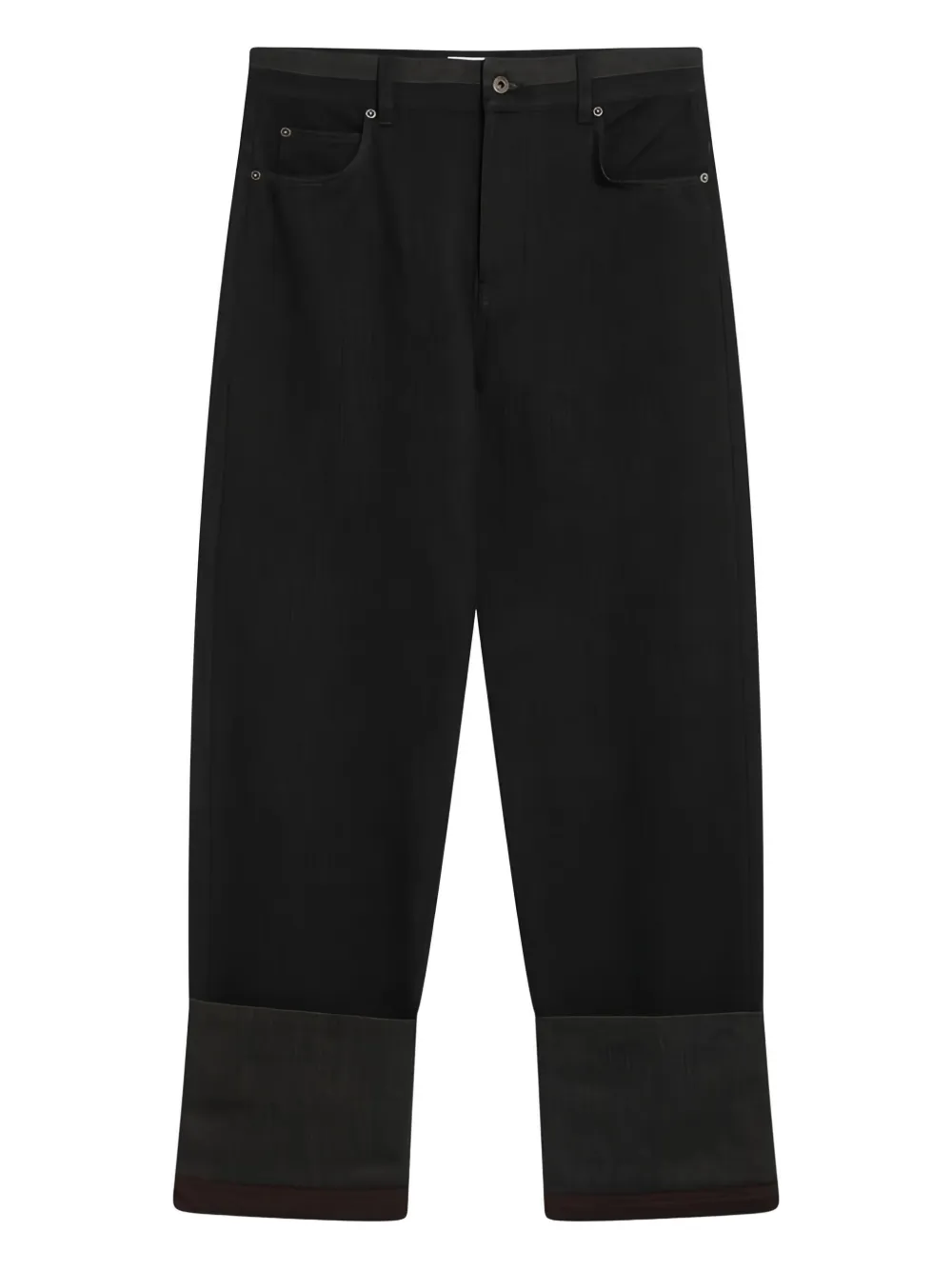 LOEWE turn-up jeans | Black | Image 1