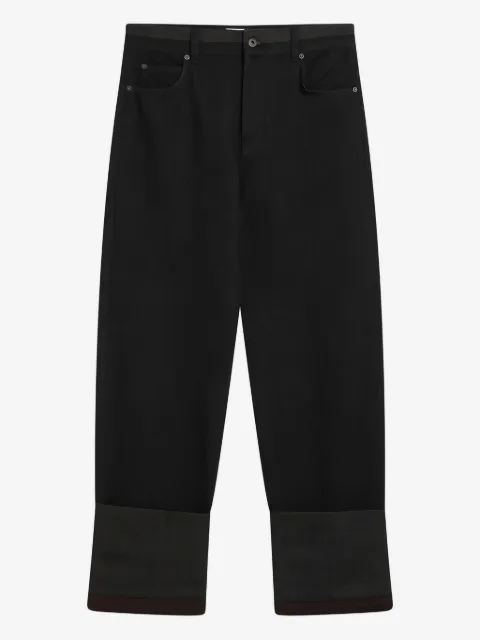 LOEWE turn-up jeans
