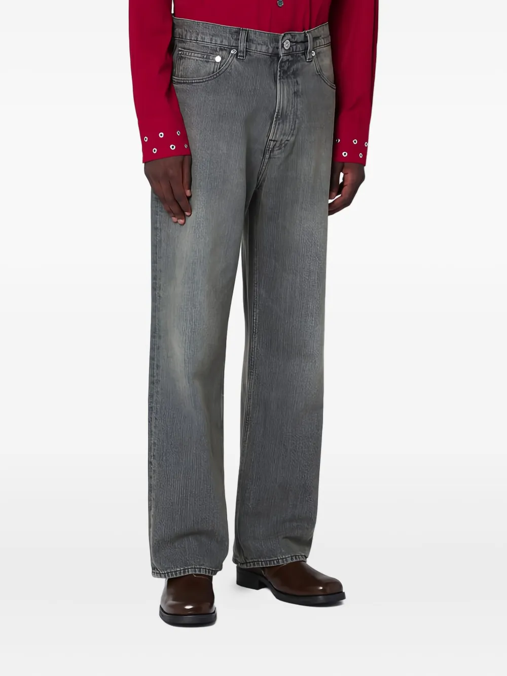 OUR LEGACY Straight jeans Grijs