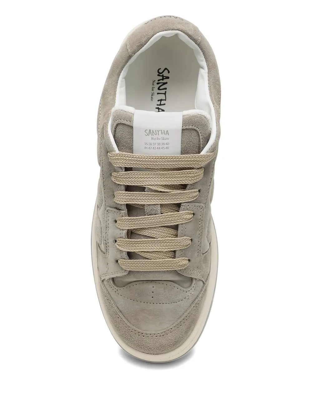 SANTHA Suède low-top sneakers Grijs