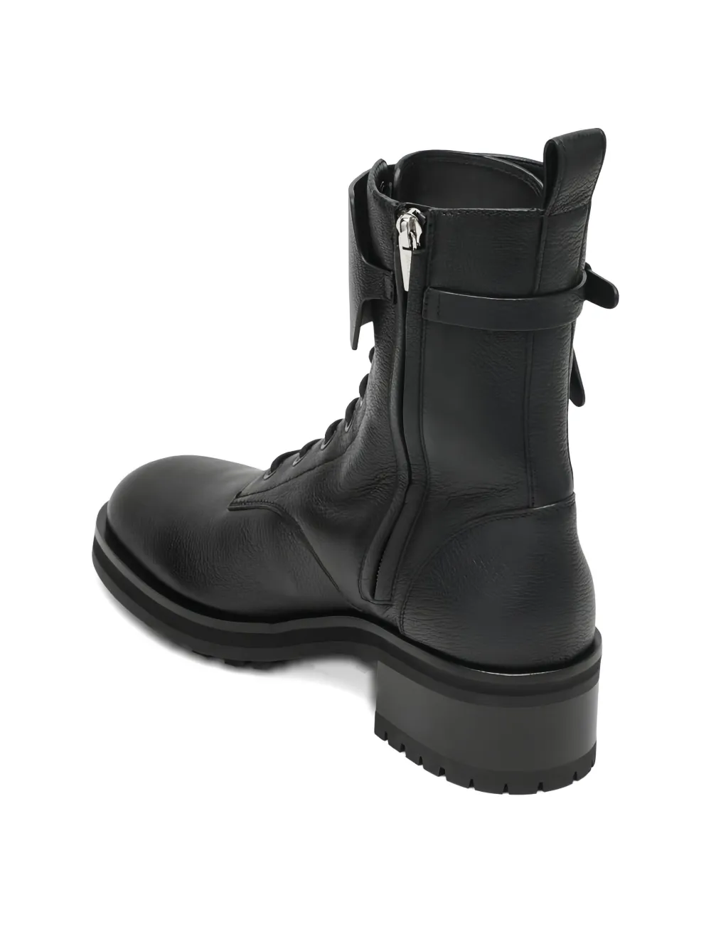 Jimmy Choo Rosabel combat boots met veters Zwart