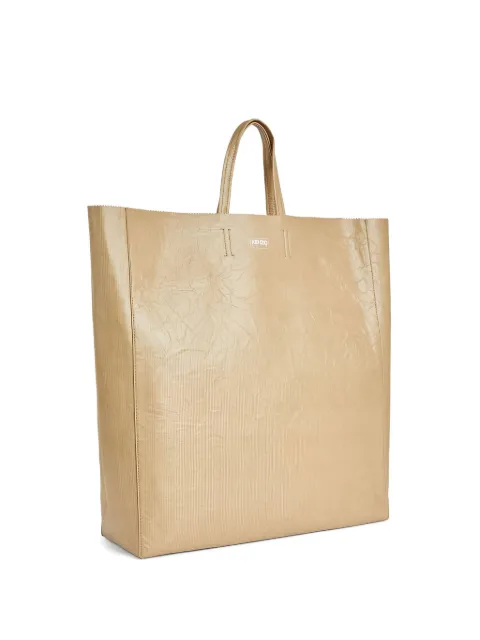 Kenzo Paper leather tote bag