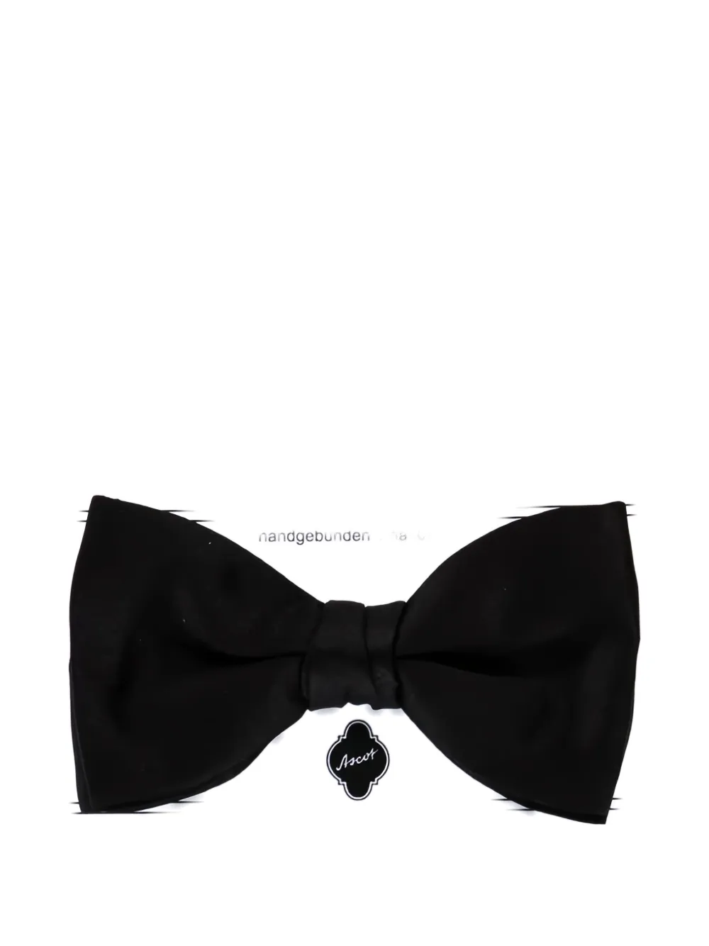 ASCOT self-tie bow tie | Black | Image 1