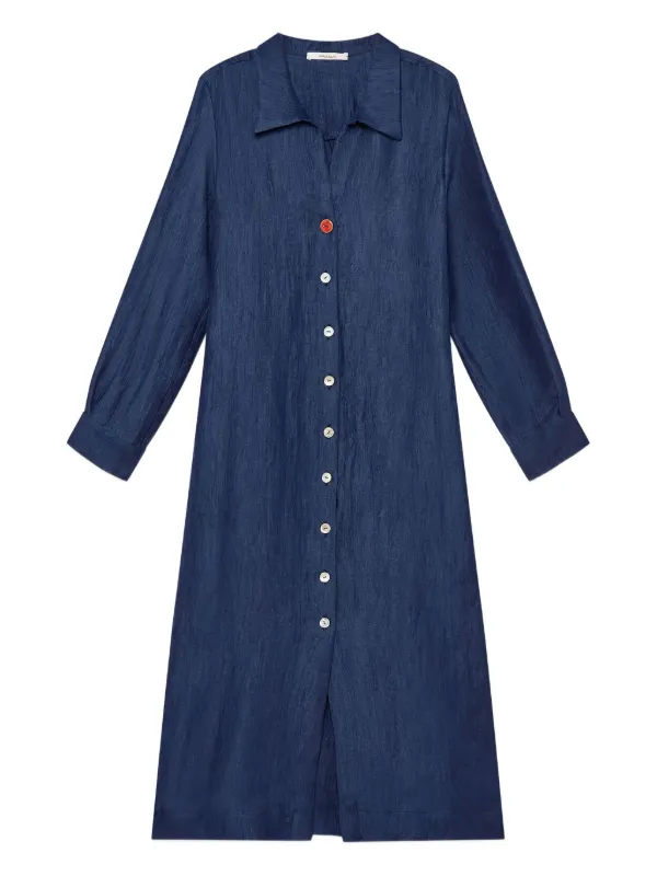 knee length dresses for ladies Illuminate Buttoned Midi Dress – The Lake Forest Shop