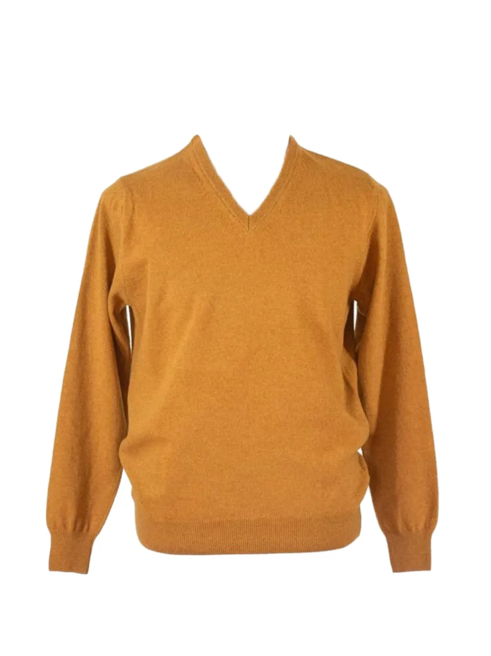LOJA DAS MEIAS Pullover mit V-Ausschnitt - Orange