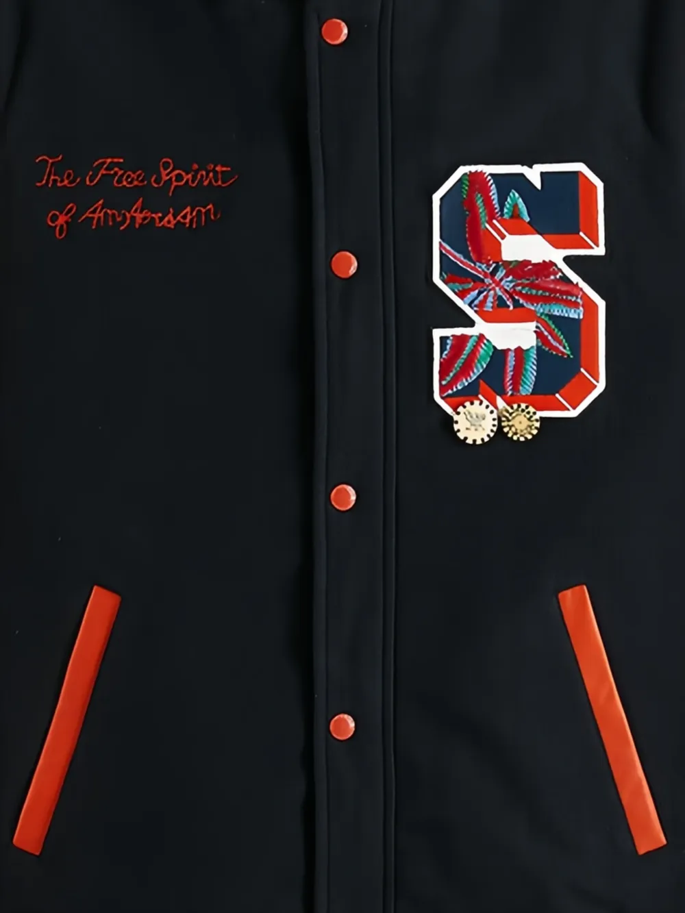 Scotch & Soda logo-appliqué panelled jacket | Bomber Jackets | Image 2