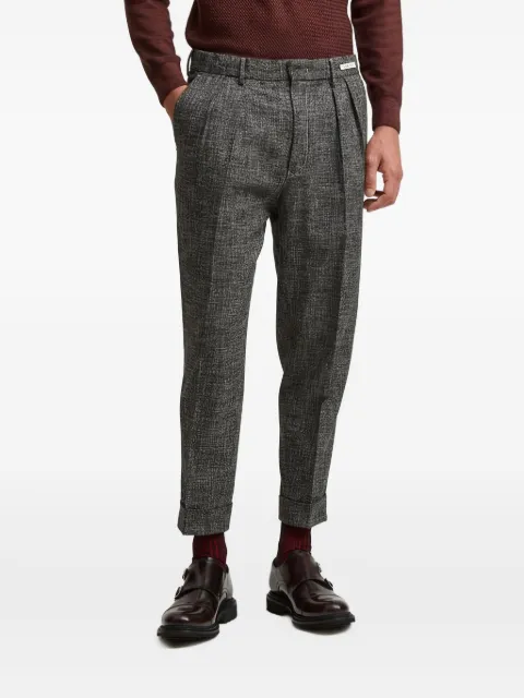 L.B.M. 1911 pleated cuffed trousers