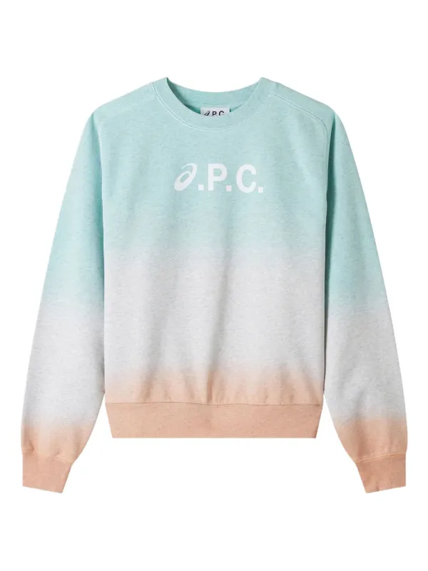 A.P.C. Stone Dip Dye スウェットシャツ | ブルー | FARFETCH JP