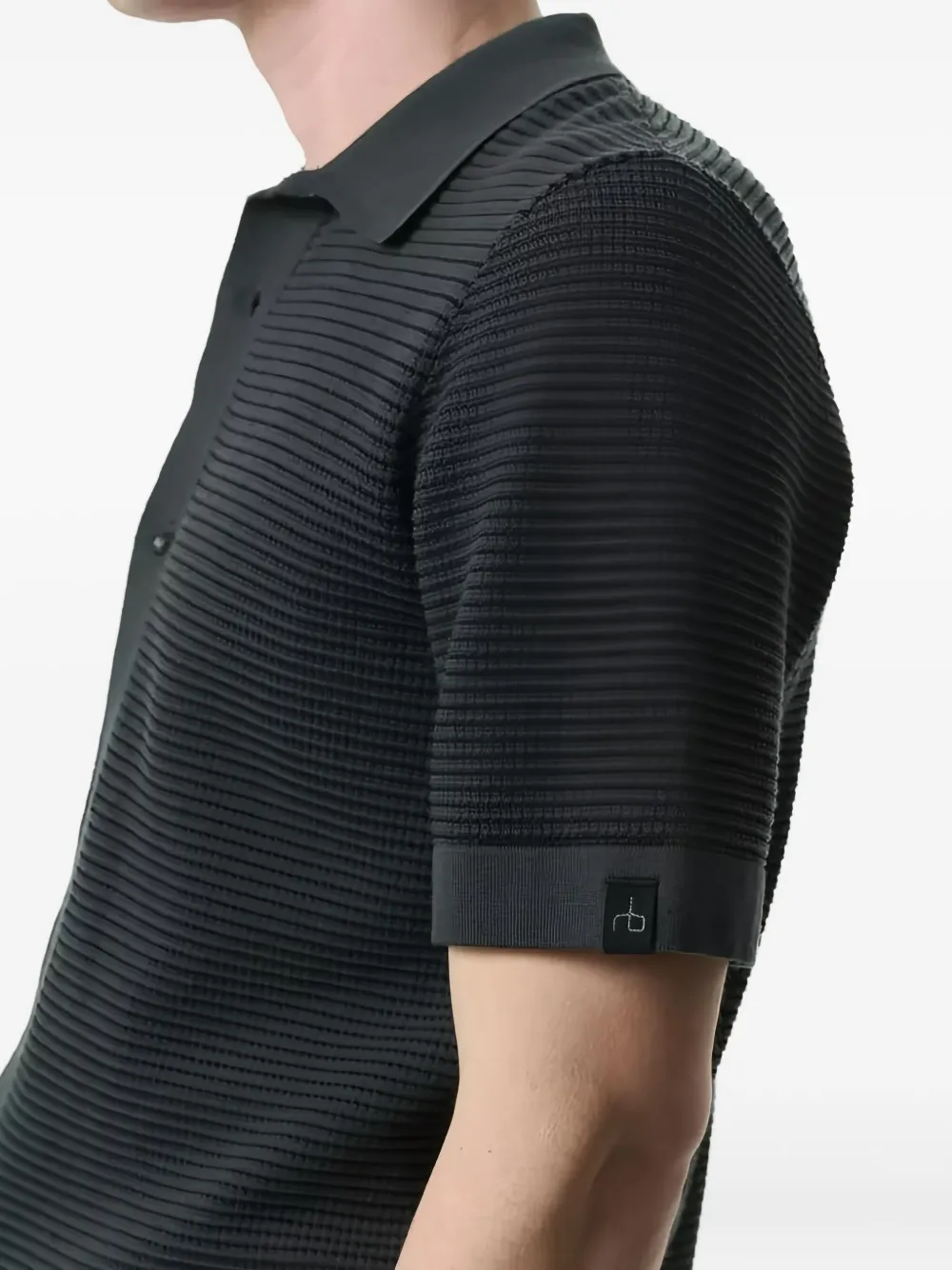 rag & bone Overhemd met korte mouwen Zwart