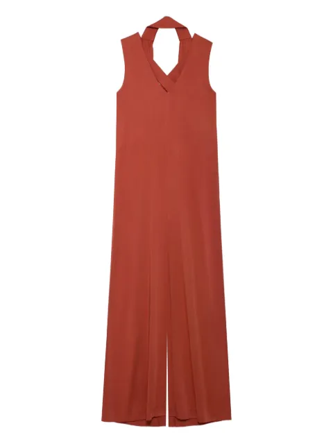CHERUBINA Mina criss-cross maxi dress
