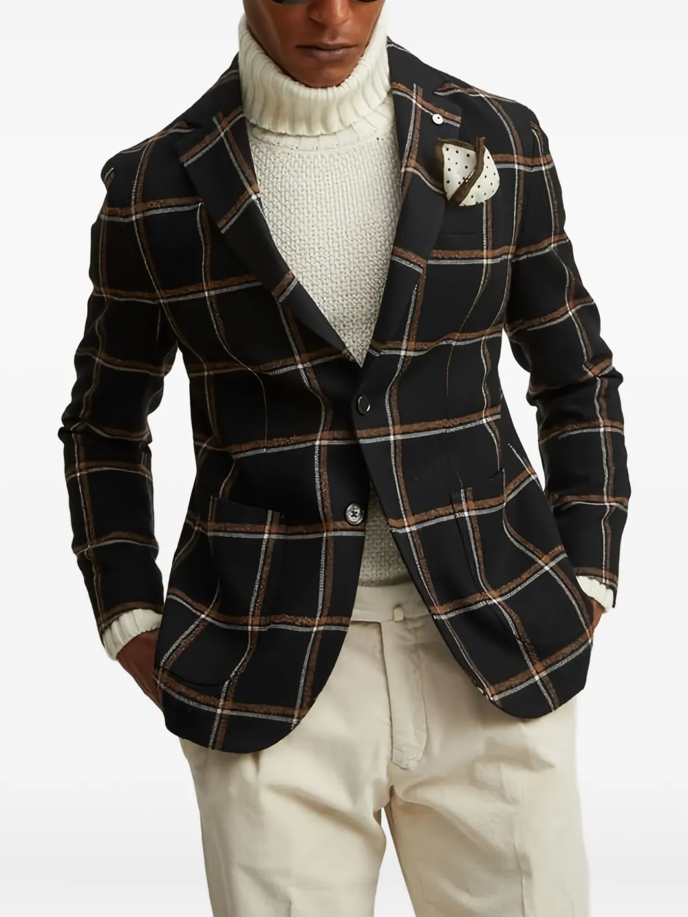 L.B.M. 1911 checked single-breasted blazer | Blazers | Image 2
