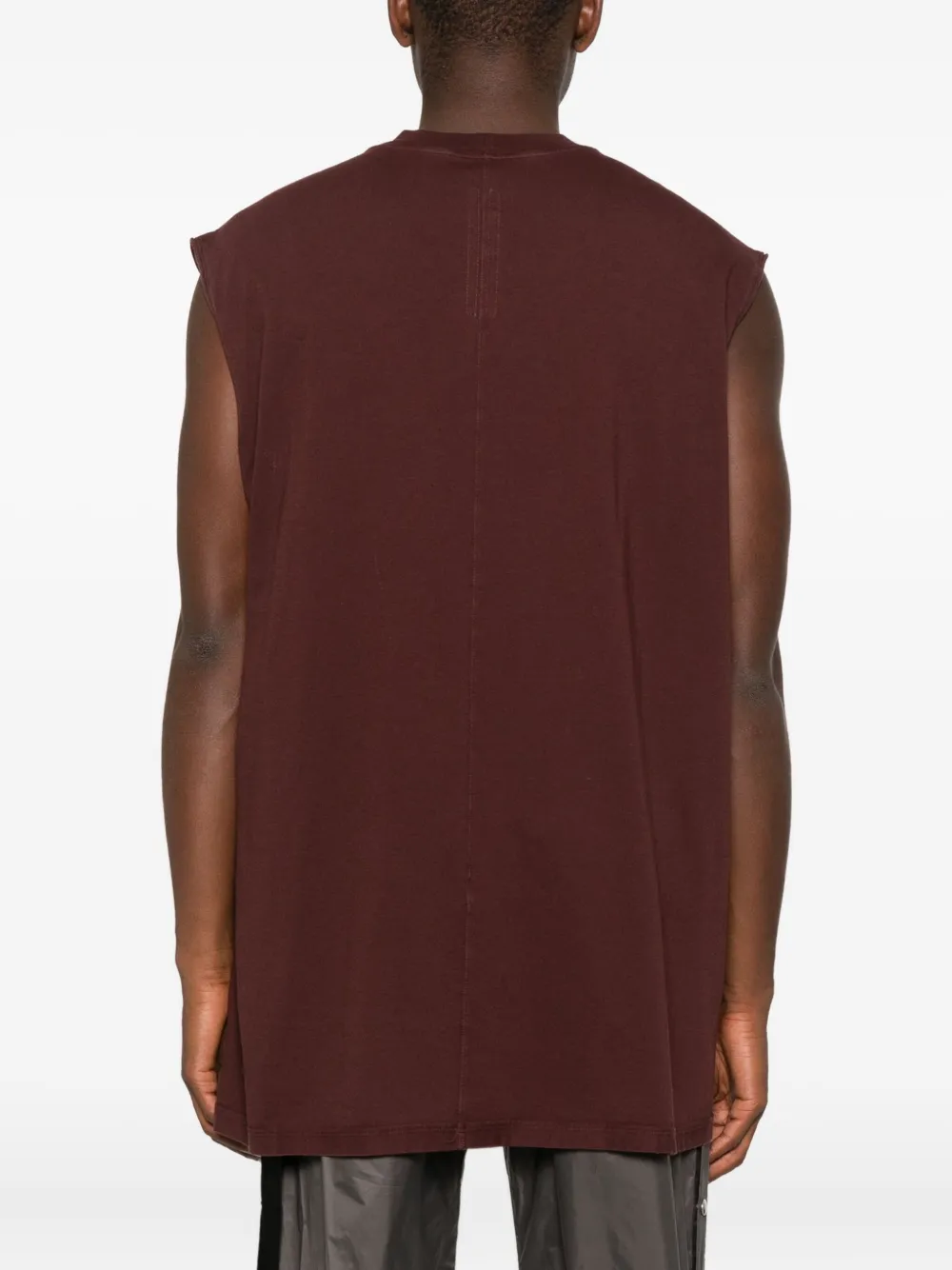 Rick Owens Drkshdw Sleeveless Tank Top In Brown