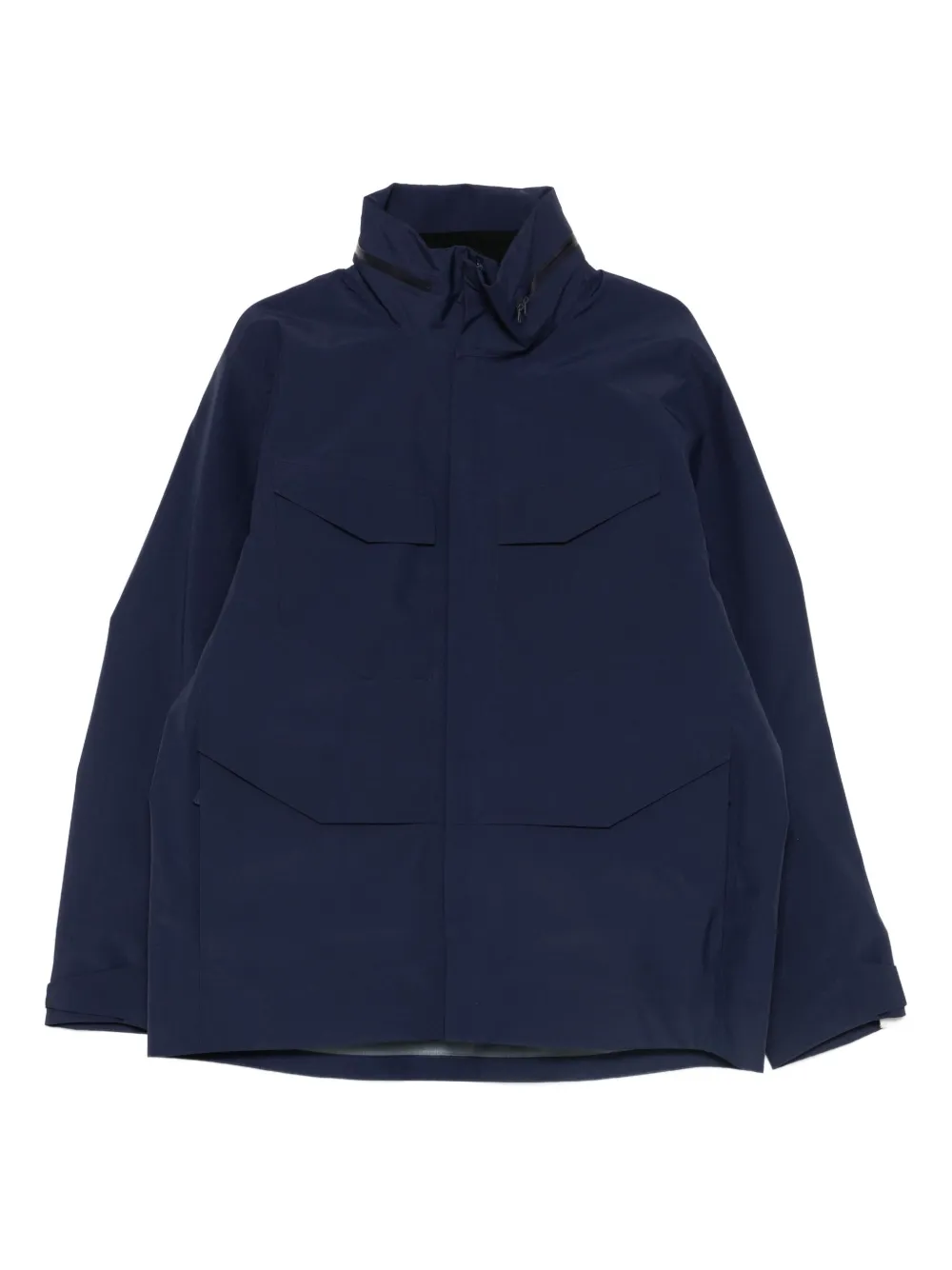 Veilance flap-pocket lightweight jacket | Blue | Image 1