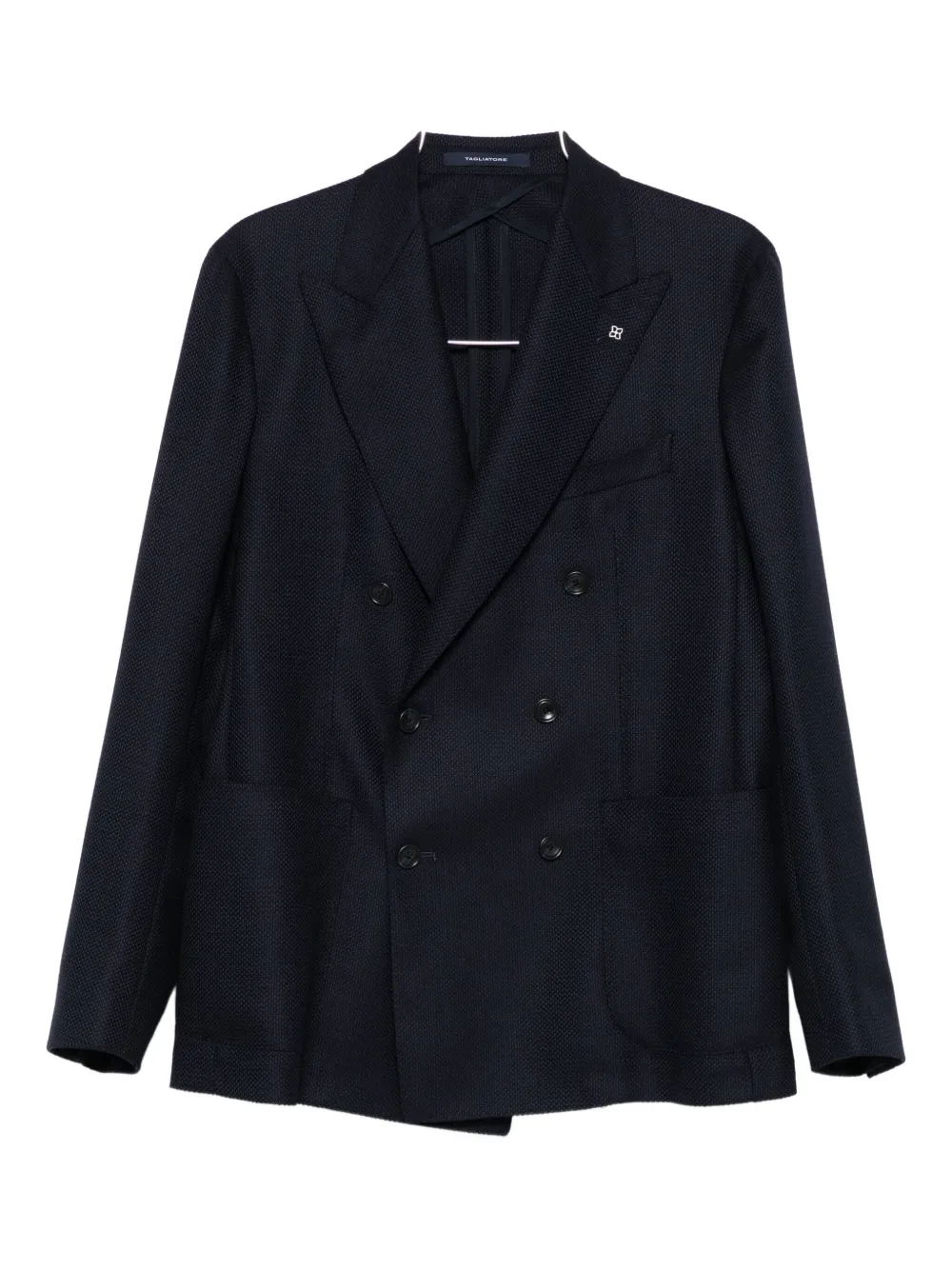 Tagliatore Double-breasted Jacket In Black
