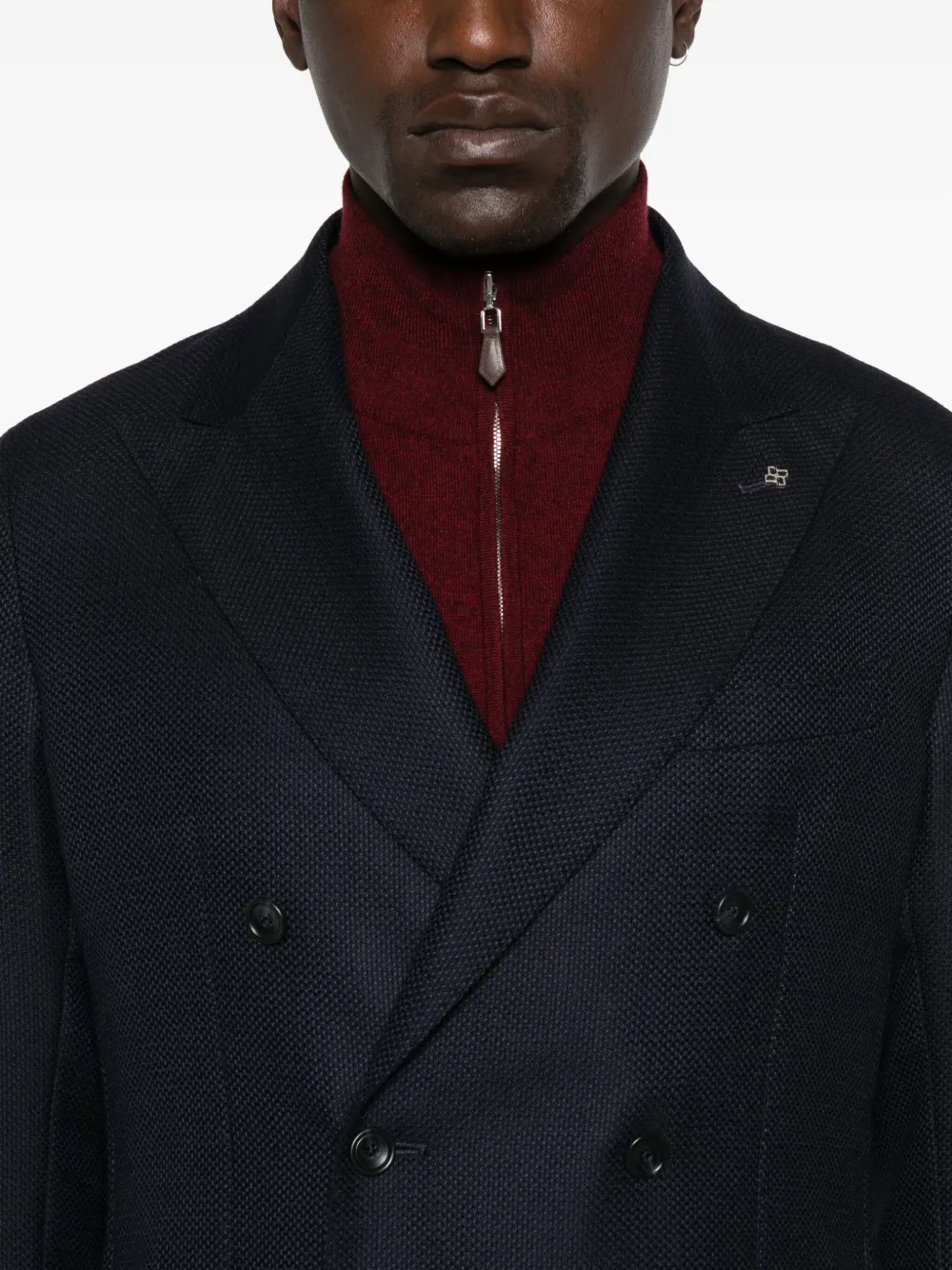 Tagliatore Jack met dubbele rij knopen Blauw