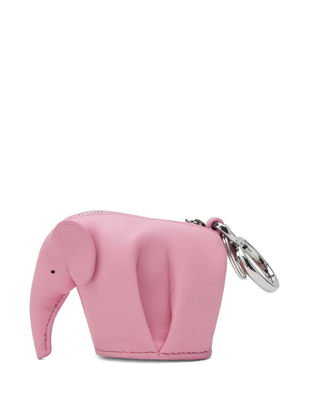 Loewe Elephant-charm Keyring In Pink