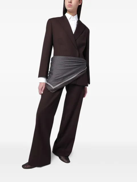 Destin dotted striped scarf