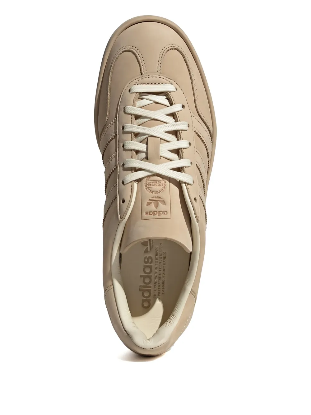 adidas Gazelle sneakers met drie strepen Beige