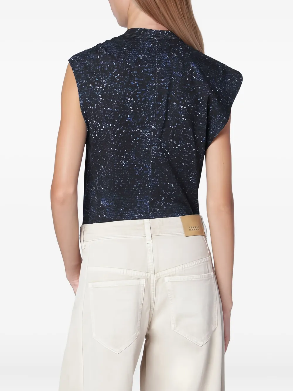 Isabel Marant Twisted T-shirt In Black